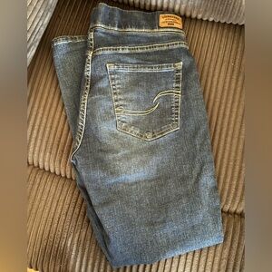 Signature by Levi Strauss Relaxed Fit Dark Blue Jeans